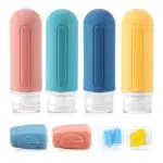 Travelwell Contenitori da Viaggio per Liquidi in Silicone 89ml, Approvati FDA
