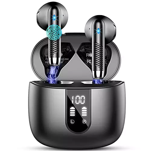 Cuffie Bluetooth 5.4 - Auricolari Wireless In Ear con Cancellazione Rumore e Mic ENC