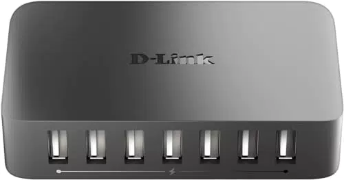 D-Link DUB-H7 Hub USB 2.0 per Trasferimento Dati a 7 Porte