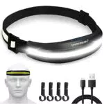 DARKBEAM Torcia Frontale LED Ricaricabile USB-C per Campeggio e Attività Outdoor