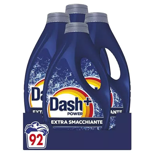 Dash Detersivo Liquido per Lavatrice Extra Smacchiante, Pulizia Impeccabile