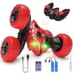 DDULEOG Macchina Telecomandata 4WD 2.4 GHz con Luce LED - Giocattolo per Bambini 3+ anni