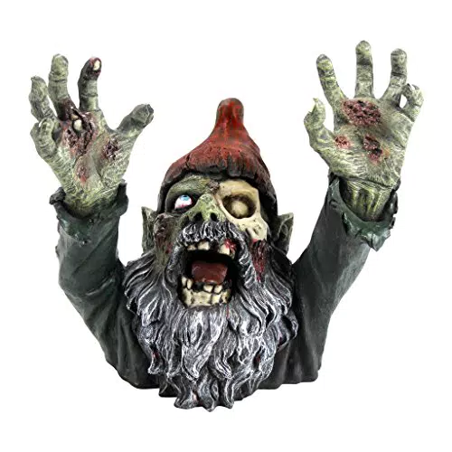 Design Toscano Gnomi Zombie Decorazione Gotica per Giardino in Poliresina