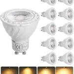 Dewenwils Lampadine LED GU10 Dimmerabili 5W per Illuminazione a Binario