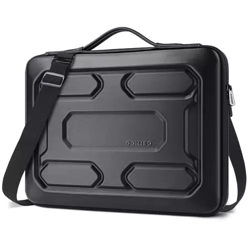 DOMISO Borsa a tracolla per laptop 17,3" Custodia protettiva EVA impermeabile