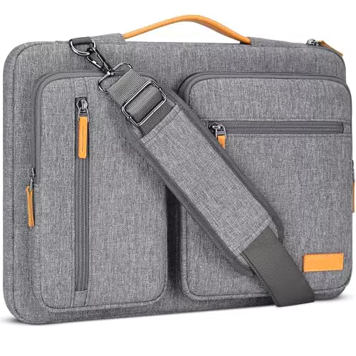 DOMISO Custodia per PC Portatile 15,6" Impermeabile Borsa Messenger