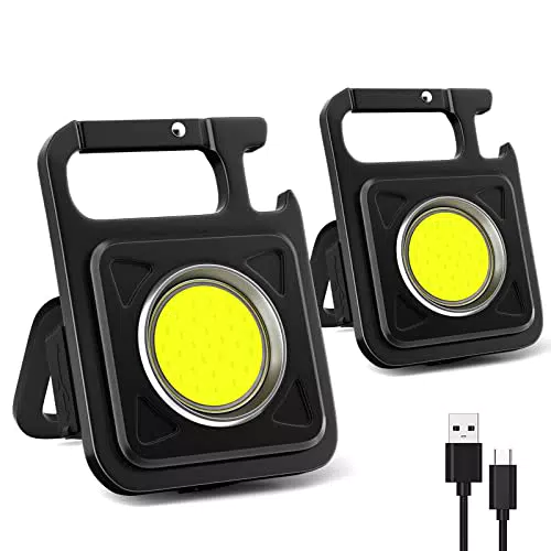 Eletorot Torcia LED Ricaricabile COB 800 Lumen per Passeggiate e Emergenza