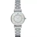 Emporio Armani Orologio Donna, pelle nera