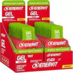 Enervit Gel Energetico Frutti Tropicali, Ricco di Carboidrati e Vitamine, Vegan