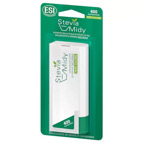 ESI - Stevia Midy, Dolcificante Zero Calorie di Origine Naturale