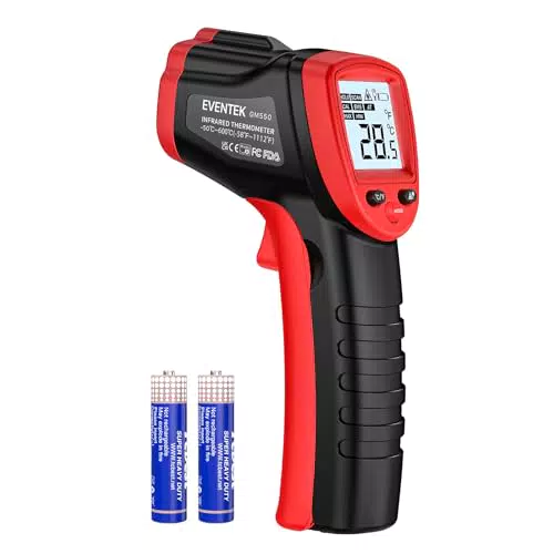 Eventek Termometro Infrarossi Laser Senza Contatto -50°C~600°C per Cucina e Forno