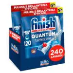 Finish Quantum Infinity Shine - Detergente per Lavastoviglie Eff efficace