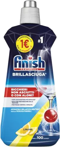 Finish Brillantante per Lavastoviglie - Additivo al Limone
