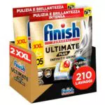 Finish Ultimate PLUS Infinity Shine Pastiglie Lavastoviglie al Limone