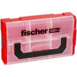 Fischer Fixtainer Mini Valigetta Porta Attrezzi Modulare e Impilabile Trasparente