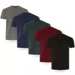 FM London Maglietta da Uomo in Cotone 100% - T-Shirt Premium Design Leggermente Aderente