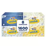 Foxy Mega, Fazzoletti in scatola, 8 Box da 200 fazzoletti 2 veli
