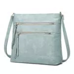 FURONGHUA Borsa Donna in Pelle Morbida con Cerniera e 4 Scomparti Elegante