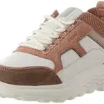 Geox D Spherica C, Sneakers Donna, Bianco/Rosa