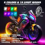 GIBOHOM Luci Stroboscopiche LED Impermeabili per Drone, Motocicletta e Bicicletta