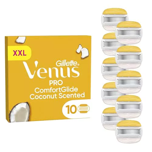 Gillette Venus Pro ComfortGlide 10 Lamette Di Ricambio A 5 Lame per Rasoio Da Donna Venus