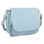 Glitzall Borse a tracolla per donna in pelle PU con tasche multiple