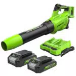 Greenworks 48V Soffiatore Foglie Assiale a Batteria con Motore Brushless