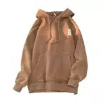 GURUNVANI Felpa con cappuccio vintage da uomo effetto invecchiato modello Xw99357