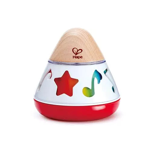 Hape Carillon a Trottola: Carillon a Carica con Immagini Rotanti per Bebè