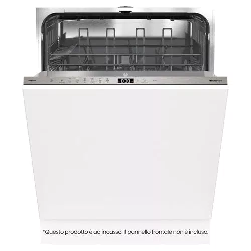 Hisense HV642E61 - Lavastoviglie Integrata, Classe E, 47db, 6 programmi, AcquaStop