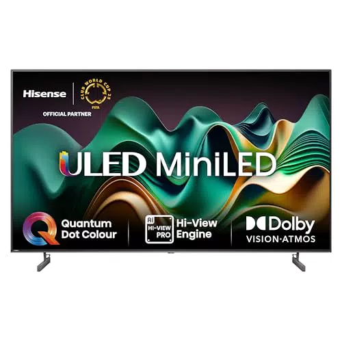 Hisense Smart TV 75U62NQ Mini-LED 4K, Dolby Vision, Alexa, Game Mode Plus