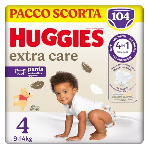 Huggies Extra Care Pannolini Mutandina Traspirante Design Winnie The Pooh
