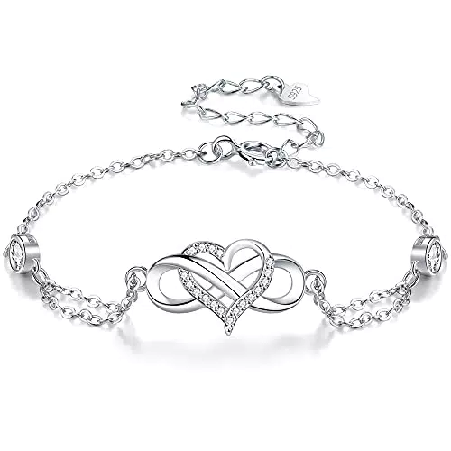 J.MUEN Bracciale Amicizia Amore Infinito per Donna Ragazze