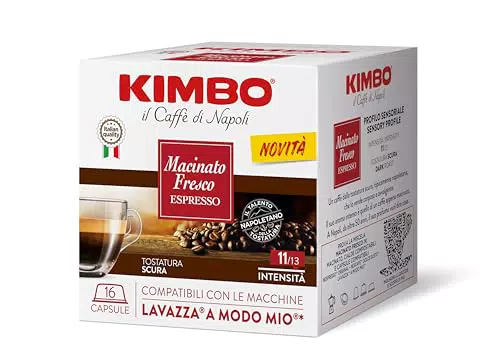 Kimbo Capsule Compatibili Lavazza A Modo Mio - Espresso Macinato Fresco