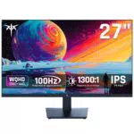 KTC Monitor 27 QHD 100Hz IPS con Free Sync e G-Sync per lavoro e tempo libero