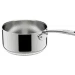 Lagostina Accademia Lagofusion Casseruola Fonda Manico Lungo in Acciaio Inox 18/10 Ø 16 cm