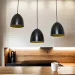 Lampada a sospensione Annie stile retrò in metallo per interni