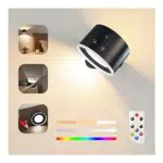 Brand - Lampada da parete LED dimmerabile con telecomando e funzione timer