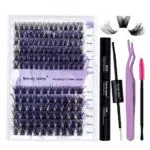 Lash Extension Kit Ciglia Finte Ciuffetti D Curl 0.07mm 12-16mm Mix
