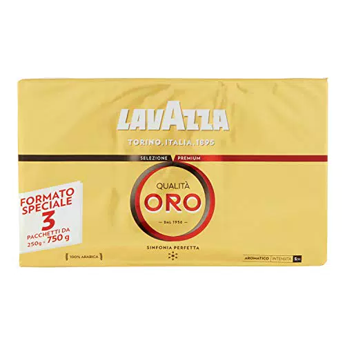 Lavazza Caffè Qualità Oro - Miscela di Caffè Espresso Premium