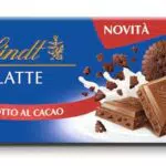 Lindt Cioccolato al Latte con Pezzi di Biscotto al Cacao