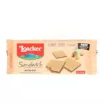 Loacker, Sandwich Hazelnut, Biscotti Wafer con 2 Sottolissime Cialde Croccanti Farcite con Crema alle Nocciole 100% Italiane e Cacao