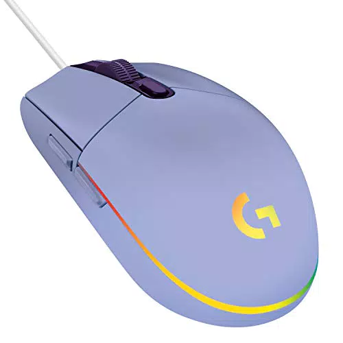 Logitech G203 LIGHTSYNC Mouse Gaming con Illuminazione RGB e 6 Pulsanti Programmabili