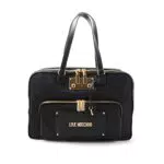 Love Moschino JC4157PP1GLG1, Borsa a Spalla, Donna, Nero