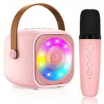 Karaoke Portatile per Bambini con Microfono e Altoparlante Bluetooth