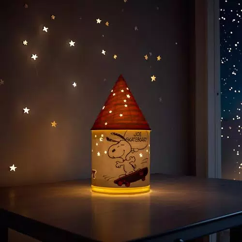 Maricart Lampada LED Snoopy Abat Jour Notturna per Bambini e Neonati