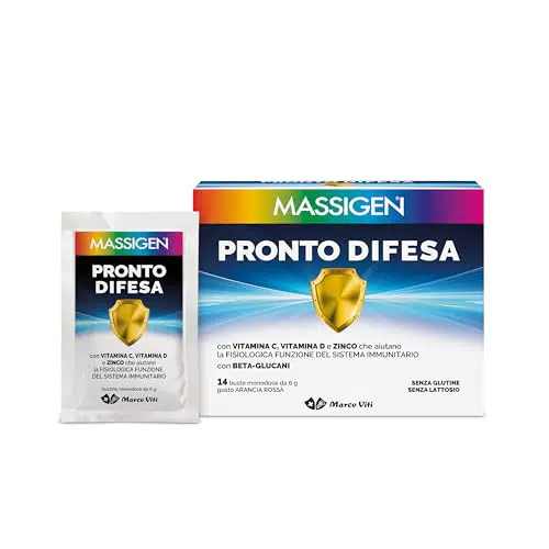 Massigen Pronto Difesa: Integratore Immunitario con Vitamine e Zinco