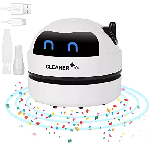 Mini Aspirapolvere Portatile USB Ricaricabile – Aspirabriciole da Tavolo per Casa e Ufficio