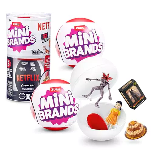 Mini Brands Capsula Netflix di ZURU, Giocattolo a sorpresa con Minis da collezione