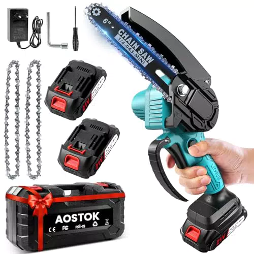 Motosega Elettrica a Batteria 800W 21V per Potatura e Taglio Legno